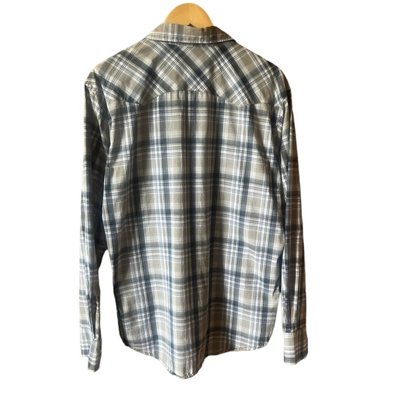 Men’s Wrangler Retro Long Sleeve Saw Tooth Pocket Western Shirt w/ Pearl Snaps - Picture 6 of 7